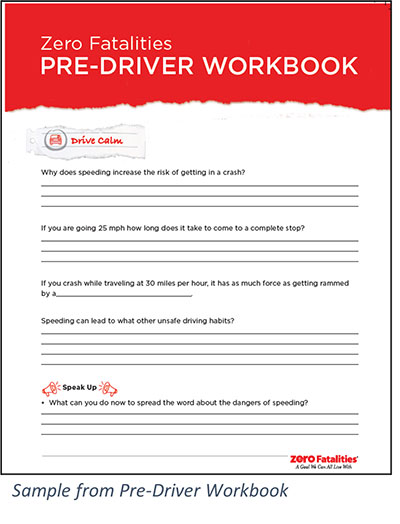 Pre driver workbook