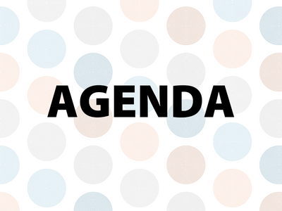 Agenda