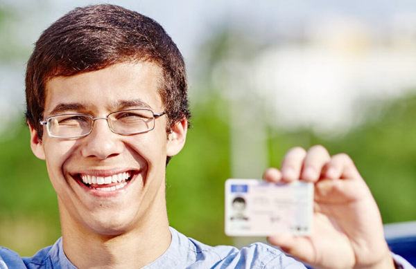 Teen with license