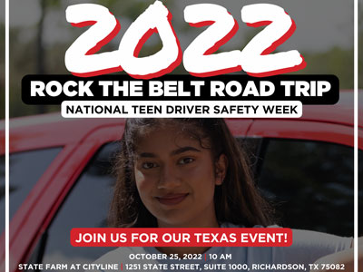 Agents of Change: SADD 2022 Rock The Belt Road Trip Presented By State Farm