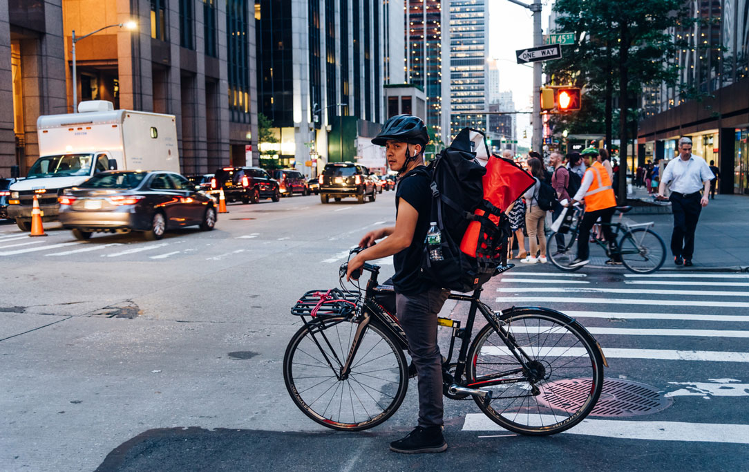 uber eats sign up bike