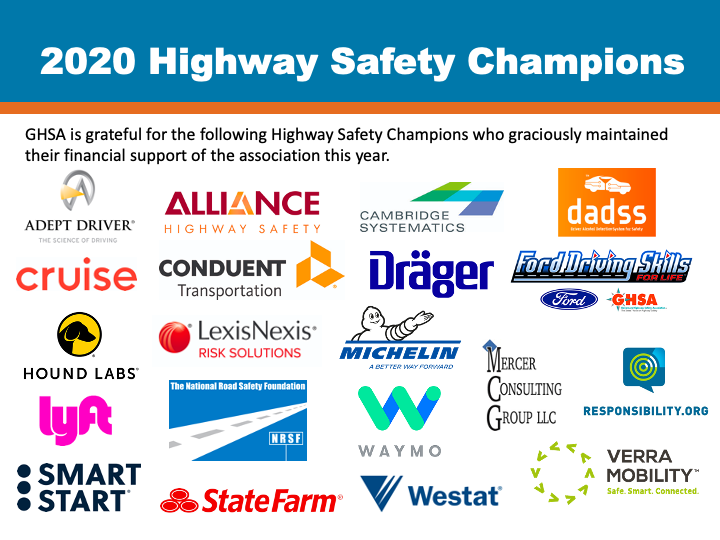 2020 Highway Safety Champions
