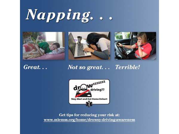 Maryland Drowsy Driving Campaign Image